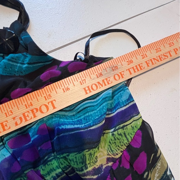 Lane Bryant Halter Maxi Dress 22 Multicolor Abstract Print - Picture 10 of 11